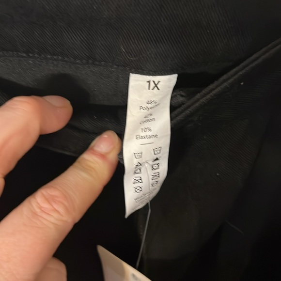 Womens Halara Black Jean leggings Size 1X NWT - Picture 4 of 8